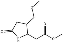 METHYL 2-[3-(METHOXYMETHYL)-5-OXO-2-PYRROLIDINYL]ACETATE|