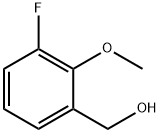 3-フルオロ-2-メトキシベンゼンメタノール 化学構造式