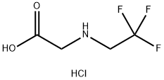 2-[(2,2,2-三氟乙基)氨基]乙酸盐酸盐, 303049-67-4, 结构式