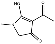 3H-Pyrrol-3-one, 4-acetyl-1,2-dihydro-5-hydroxy-1-methyl- (9CI) Struktur