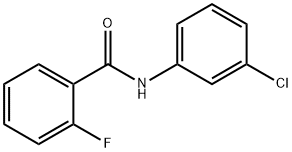 N-(3-Chlorophenyl)-2-fluorobenzaMide, 97% Structure