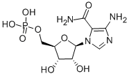 5'-AMINOIMIDAZOLE-4-CARBOXAMIDE-1-BETA-D-RIBOFURANOSYL 5'-MONOPHOSPHATE Struktur