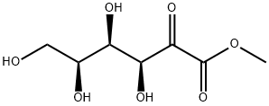 L-xylo-2-ヘキスロソン酸メチル 化学構造式