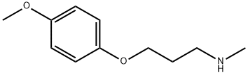3-(4-甲氧基苯氧基)-N-甲基丙-1-胺 结构式