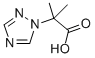 1H-1,2,4-Triazole-1-aceticacid,alpha,alpha-dimethyl-(9CI) Struktur