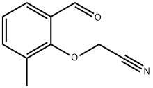 Acetonitrile, (2-formyl-6-methylphenoxy)- (9CI) 化学構造式