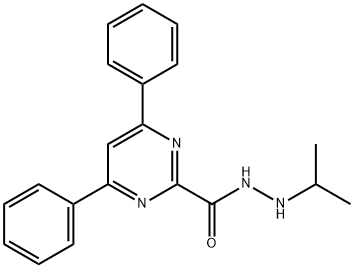 30331-57-8 4,6-Diphenylpyrimidine-2-carboxylic acid 2-isopropyl hydrazide