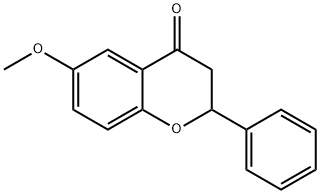 6-メトキシフラバノン 化学構造式