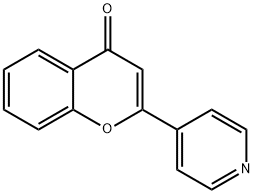2-(PYRIDIN-4-YL)-4H-CHROMEN-4-ONE, 3034-16-0, 结构式