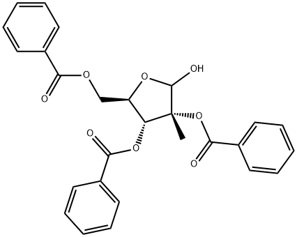 30361-17-2 2,3,5-三苯甲酰氧基-2-C-甲基-D-呋喃核糖