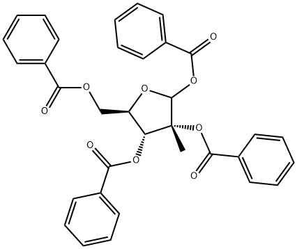 1,2,3,5-Tetra-O-benzoyl-2C-methyl-D-ribofuranose