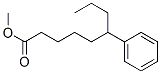 6-Phenylnonanoic acid methyl ester Struktur