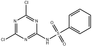 N-(4,6-dichloro-1,3,5-triazin-2-yl)benzenesulphonamide|