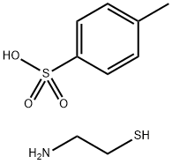 2-氨基乙硫醇 对甲苯磺酸盐,3037-04-5,结构式