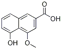 2-Naphthalenecarboxylic acid, 5-hydroxy-4-Methoxy-,303732-57-2,结构式