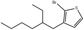 2-溴-3-(2-乙基己基)噻吩,303734-52-3,结构式