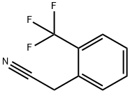 2-(トリフルオロメチル)フェニルアセトニトリル 化学構造式