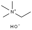 ETHYLTRIMETHYLAMMONIUM HYDROXIDE Structure