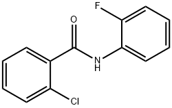2-Chloro-N-(2-fluorophenyl)benzaMide, 97% Struktur