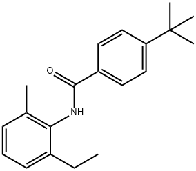 4-tert-butyl-N-(2-ethyl-6-methylphenyl)benzamide Struktur