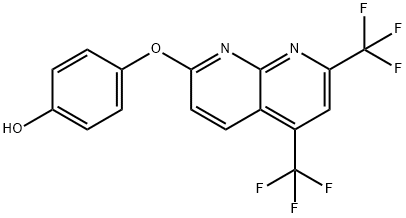 Phenol, 4-[[5,7-bis(trifluoromethyl)-1,8-naphthyridin-2-yl]oxy]- (9CI)|