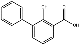 3-フェニルサリチル酸 化学構造式