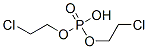 bis(2-chloroethyl) hydrogen phosphate ,3040-56-0,结构式