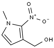 1H-Pyrrole-3-methanol, 1-methyl-2-nitro- (9CI) Struktur