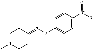1-甲基哌啶基-4-酮 4-硝基苯基肟, 30417-87-9, 结构式