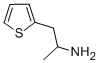 1-(2-チエニル)プロパン-2-アミン 化学構造式
