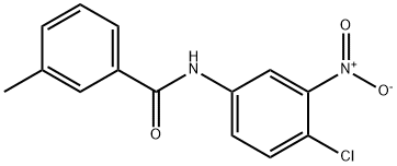 N-{4-chloro-3-nitrophenyl}-3-methylbenzamide Structure