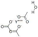 YTTRIUM(III) ACETATE HYDRATE Structure