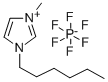1-Hexyl-3-methylimidazolium hexafluorophosphate Struktur
