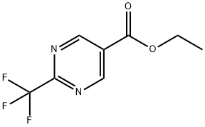 2-三氟甲基嘧啶-5-羧酸乙酯,304693-64-9,结构式