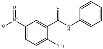 2-氨基-5-硝基-N-苯基苯甲酰胺 结构式