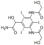 Benzeneacetamide,  -alpha--hydroxy-3,5-bis[(hydroxyacetyl)amino]-2,4,6-triiodo-  (9CI) 化学構造式