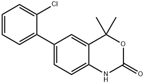 6-(2-CHLOROPHENYL)-4,4-DIMETHYL-1H-BENZO[D][1,3]OXAZIN-2(4H)-ONE Structure