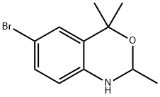 6-BROMO-2,4,4-TRIMETHYL-2,4-DIHYDRO-1H-BENZO[D][1,3]OXAZINE Struktur