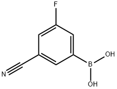 보론산,(3-시아노-5-플루오로페닐)-(9CI)