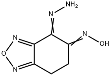 2,1,3-Benzoxadiazole-4,5-dione,6,7-dihydro-,4-hydrazone,5-oxime(9CI) Structure
