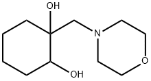 1,2-Cyclohexanediol, 1-(4-morpholinylmethyl)- (9CI) Structure