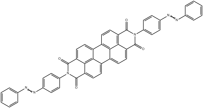 2,9-bis[4-(phenylazo)phenyl]anthra[2,1,9-def:6,5,10-d'e'f']diisoquinoline-1,3,8,10(2H,9H)-tetrone Structure