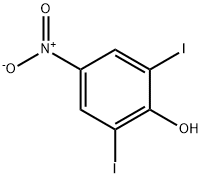 2,6-二碘-4-硝基苯酚,305-85-1,结构式