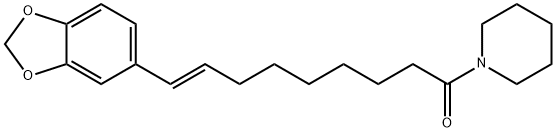 1-[(E)-9-(1,3-Benzodioxol-5-yl)-1-oxo-8-nonenyl]piperidine 结构式