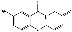 N-Allyl-2-(allyloxy)-5-aminobenzamide 结构式