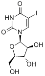 1-β-D-アラビノフラノシル-5-ヨードウラシル 化学構造式