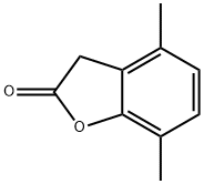 2(3H)-Benzofuranone,  4,7-dimethyl- 化学構造式