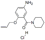 (5-amino-2-prop-2-enoxy-phenyl)-(1-piperidyl)methanone hydrochloride,30533-71-2,结构式