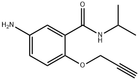 5-Amino-N-isopropyl-2-(2-propynyloxy)benzamide Structure