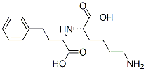 N2-(S)-1-Carboxy-3-phenylpropyl-L-lysine Struktur
